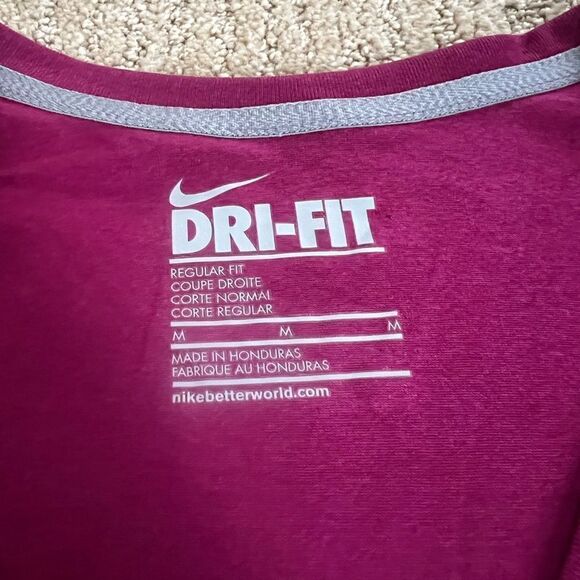 Nike Dri-fit Pink Long Sleeve Tshirt - Picture 5 of 5